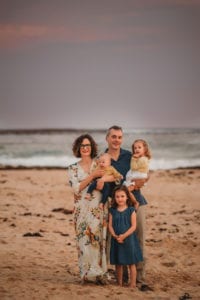 beach family photo session sydney