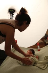 behind the scenes during a real newborn session-10