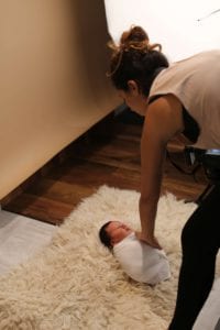 behind the scenes during a real newborn session-5