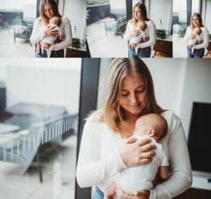 Lifestyle relaxed newborn photography