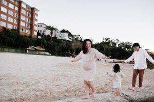Lifestyle Beach Maternity Photo Shoot